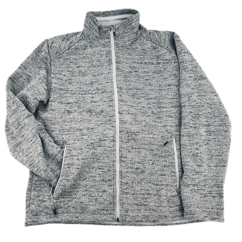 MAMMUT Chamuera Midlayer Full-Zip Jacket Marled Grey Men's Size 2XL